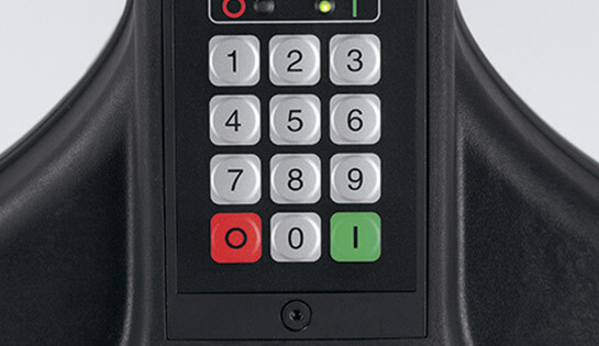 Montacargas 8210 opciones Codigo PIN